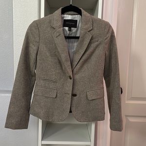 Banana republic tweed blazer petite 00